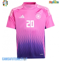 Camisa de time de futebol Alemanha Benjamin Henrichs #20 Replicas 2º Equipamento Europeu 2024 Manga Curta